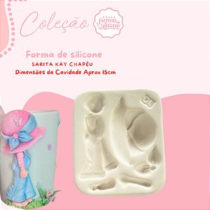 Molde de Silicone Sarita Kay Chapéu