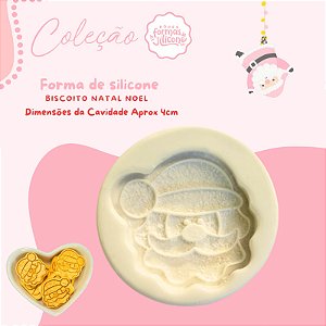 Molde de Silicone Natal Noel