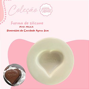 Molde de Silicone Mini Milka