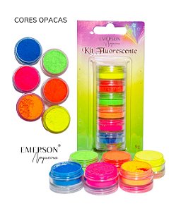 Pó Mágico Kit Fluorescente Opaca