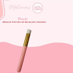 Pincel Brocha Pintura de Bolachas Assadas