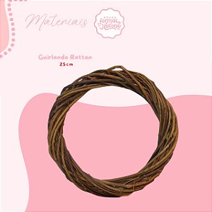 Guirlanda de Rattan 25cm
