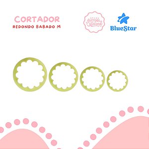 Cortador Redondo Babado M - Bluestar