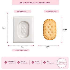 Molde de Silicone Maria Mini