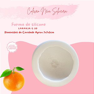 Molde de Silicone Laranja G 3D