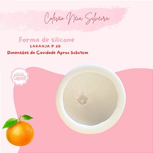 Molde de Silicone Laranja P 3D