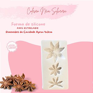 Molde de Silicone Anis Estrelado
