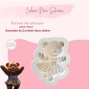 Molde de Silicone Ursa Milly