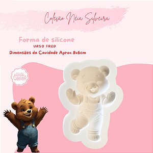 Molde de Silicone Urso Fred