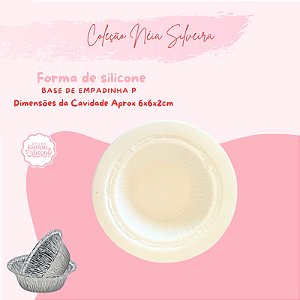 Molde de Silicone Base de Empadinha P