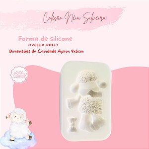Molde de Silicone Ovelha Dolly