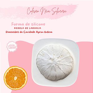 Molde de Silicone Rodela de Laranja
