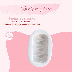 Molde de Silicone Pão Festa Nana