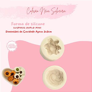 Molde de Silicone Suspiros Duplo Mini