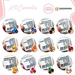 Kit Corantes Saramanil