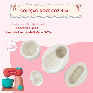 Forma de Silicone Batedeira Doce 3D