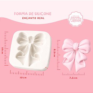 Moldes de Silicone Laço Encanto Real