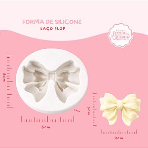 Molde de Silicone Laço Flop