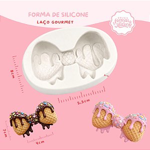 Moldes de Silicone Laço Gourmet