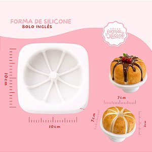 Molde de Silicone Bolo Inglês