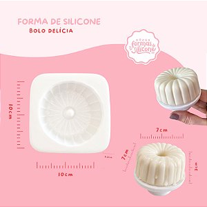 Molde de Silicone Bolo Delicia