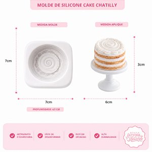 Molde de Silicone Cake Chatilly