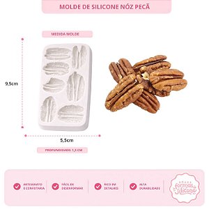 Molde de Silicone Noz Pecan