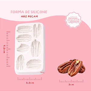 Molde de Silicone Noz Pecan