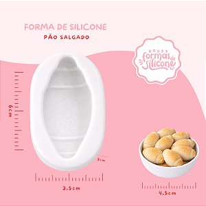 Molde de Silicone Pão Salgado