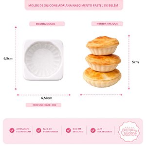 Molde de Silicone Pastel de Belém