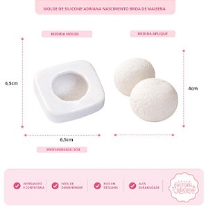 Molde de Silicone Broa de Maisena
