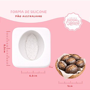 Molde de Silicone Pão Australiano
