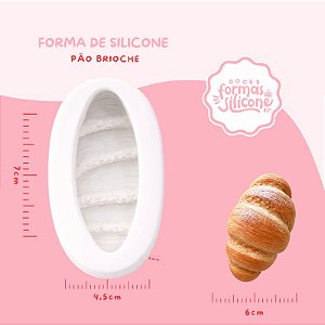 Molde de Silicone Pão Brioche