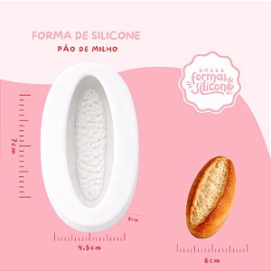 Molde de Silicone Pâo de Milho