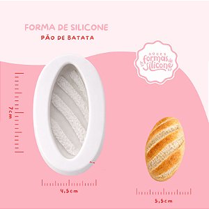 Molde de Silicone Pão de Batata