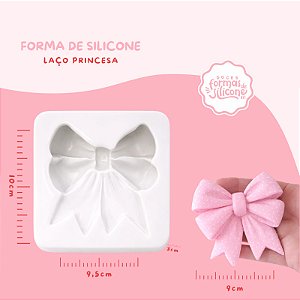Molde de Silicone Laço de Princesa