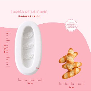 Molde de Silicone Baguete Trigo