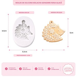 Molde de Silicone Gengibre Rena