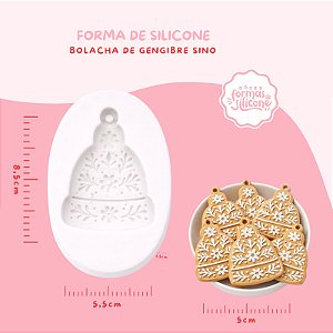 Molde de Silicone Bolacha de Gengibre Sino