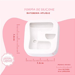 Molde de Silicone Batedeira Aplique