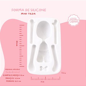 Molde de Silicone Mini Tilda