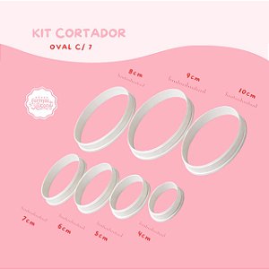 kit Cortador Oval c/ 7