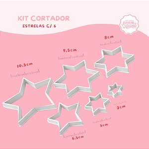 kit Cortador Estrela com 6