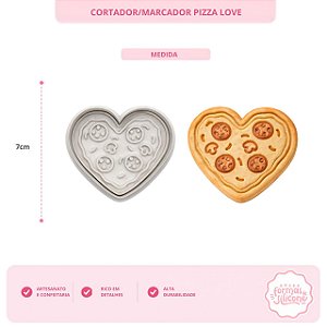Cortador / Marcador Pizza Love