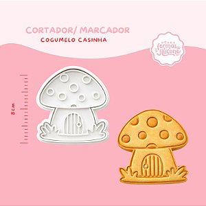 Cortador / Marcador Cogumelo Casinha