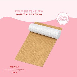 Rolo de Textura Waflee Alto Relevo