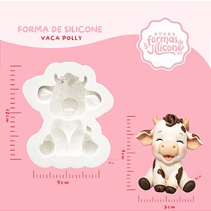 Molde de Silicone Vaca Polly