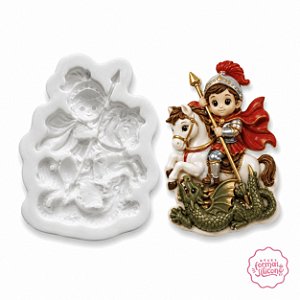 Molde Silicone São Jorge
