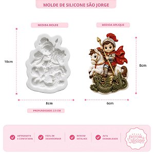 Molde Silicone São Jorge