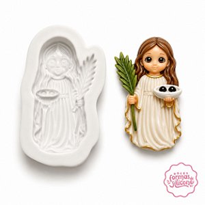 Molde de Silicone Santa Luzia